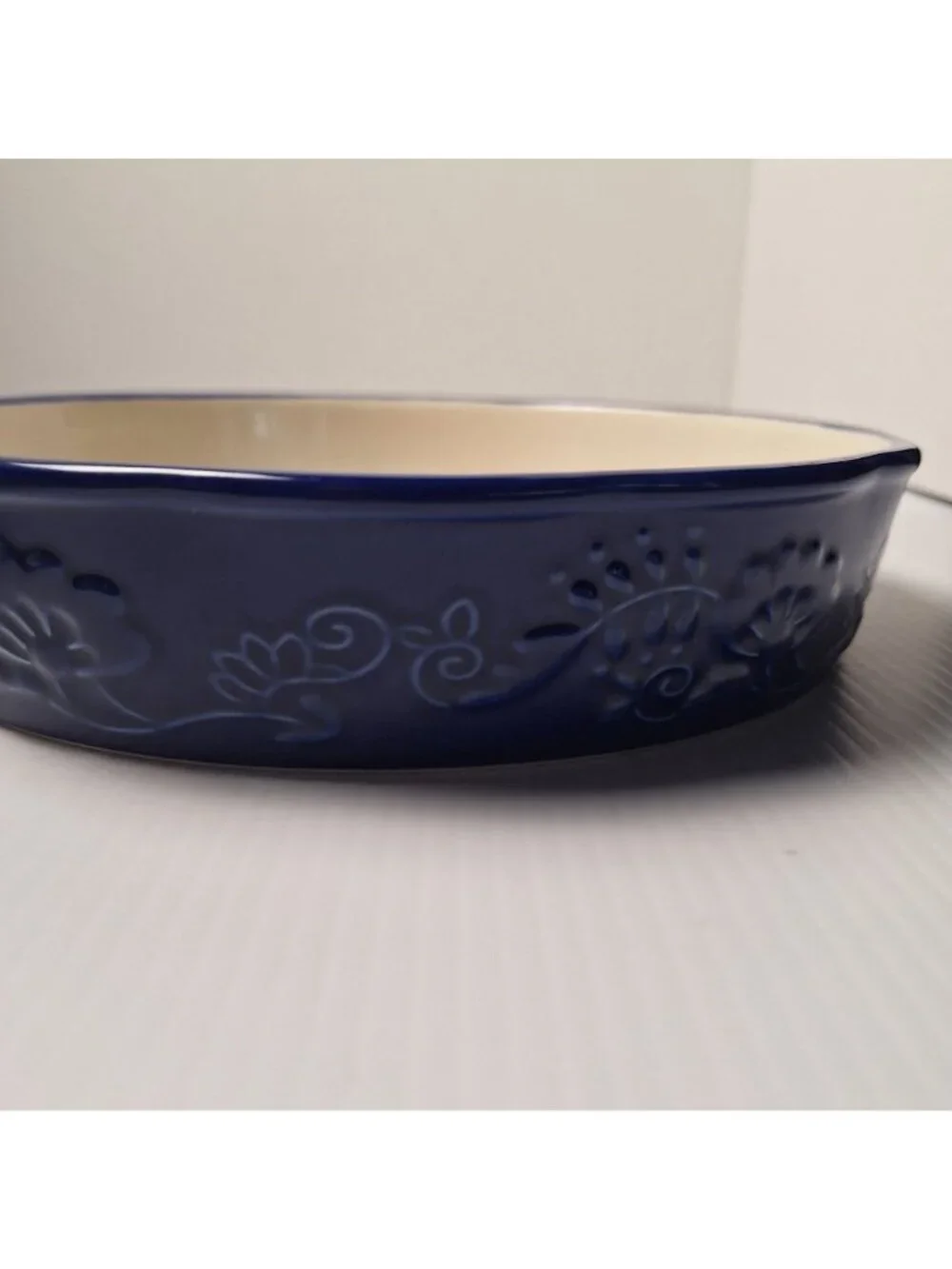 THE PIONEER WOMAN STONEWARE PIE/CAKE/DISH VIBRANT CELIA FLORAL PATTERN #2912DMT